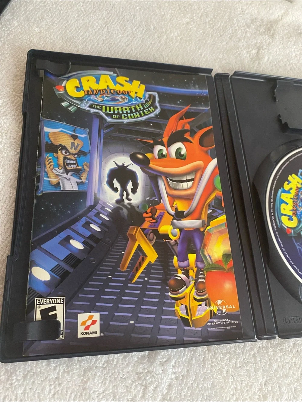 Crash Bandicoot The Wrath of Cortex Sony PS2 Tested Manual VGC 2001